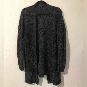 Express oversized knit cardigan